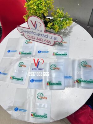 tui tote pvc dung giay to in logo 2