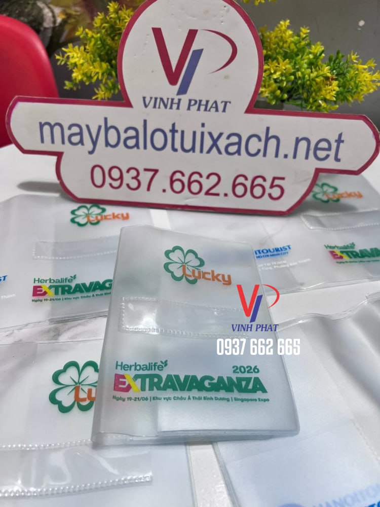 tui tote pvc dung giay to in logo 4